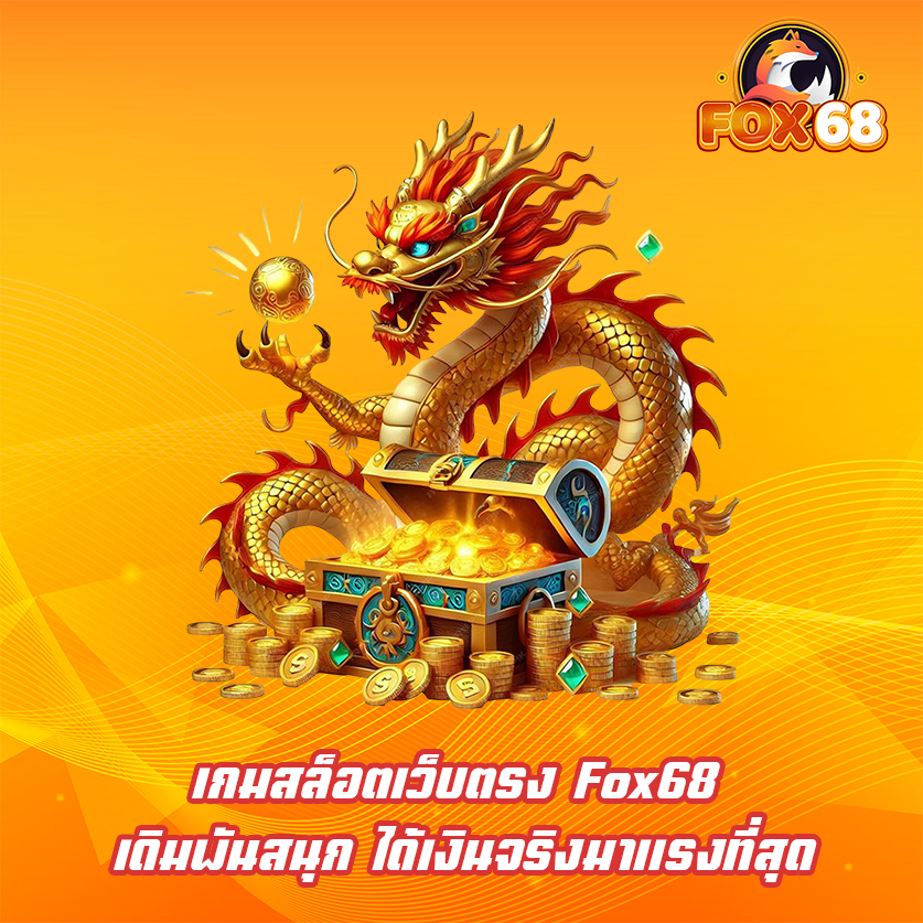 เกมสล็อตเว็บตรง Fox68 เดิมพันสนุก ได้เงินจริงมาแรงที่สุด