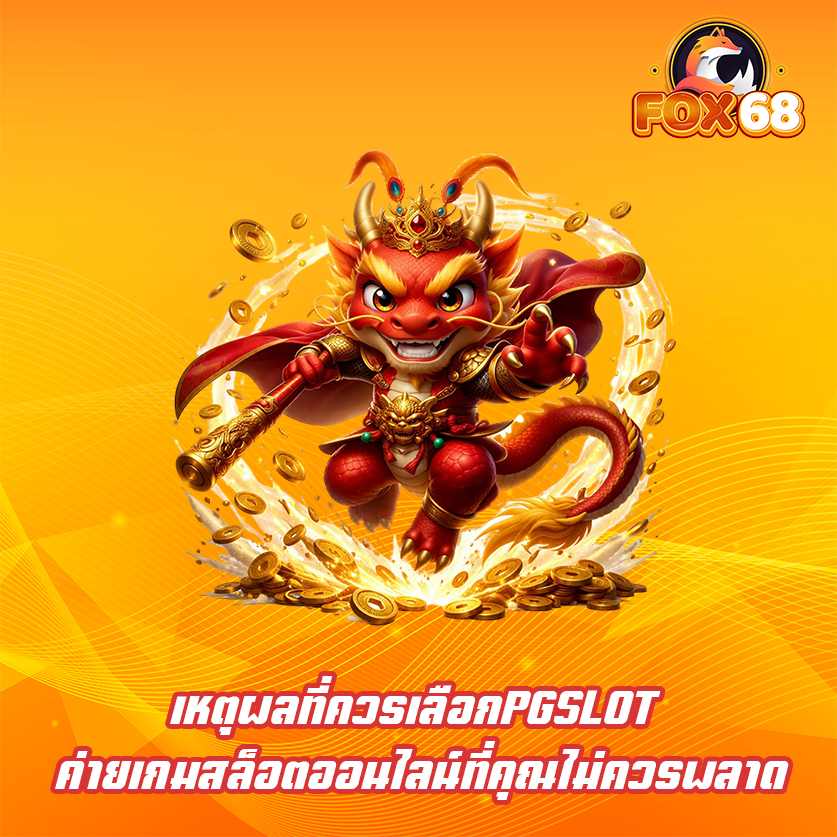 เหตุผลที่ควรเลือกPGSLOT ค่ายเกมสล็อตออนไลน์ที่คุณไม่ควรพลาด